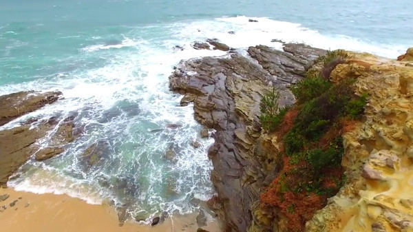 響灘に面した遠見ケ鼻 福岡県北九州市 は 景色がキレイ 心残景色