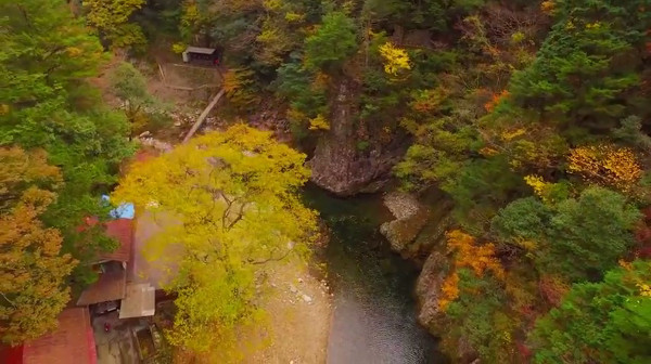 山水画の世界が広がる三段峡 広島県山県郡安芸太田町 が美しい 心残景色